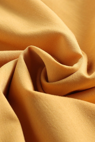 Vintage Gul Midikjole Fra 1950'erne