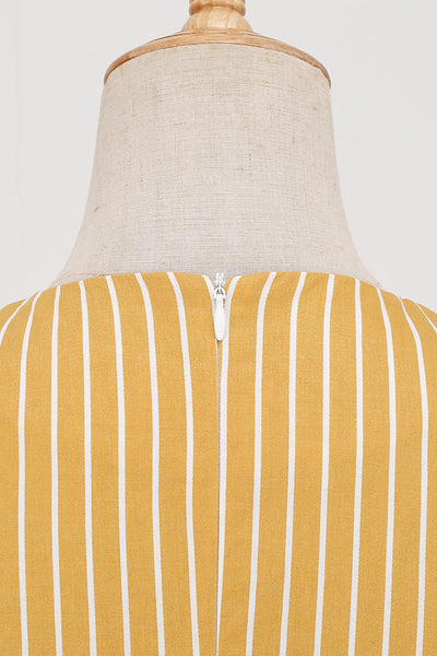 Vintage Stribet Kjole