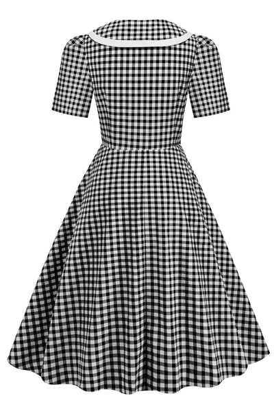 Vintage Kjole Med Sløjfe