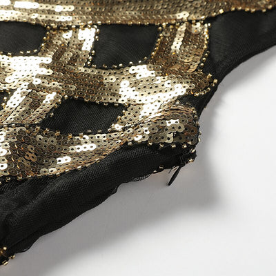 20'er Vintage Guldkjole