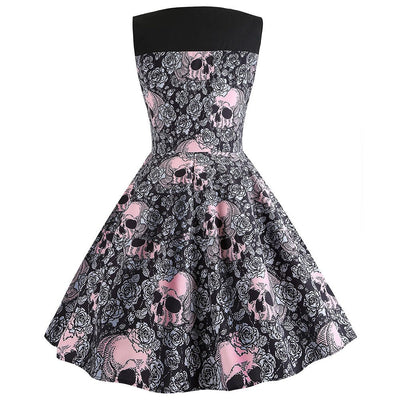 Rockabilly Skull Kjole