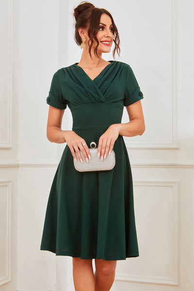 Vintage Mellemlængde Trapezkjole