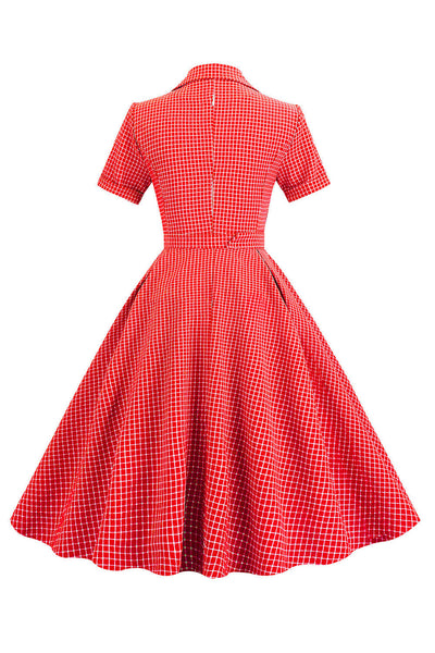 Vintage 50'er Stil Ternet Kjole