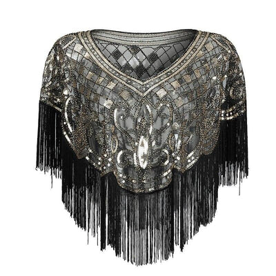 Guld Gatsby Sjal