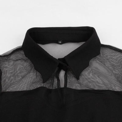 Plus Size 50'er Style Kjole Sort