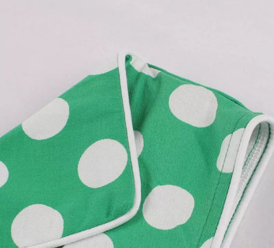 Lille 50'er Grøn Polka Dot Kjole