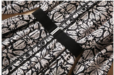 40'er Sorte Blomsterkjole