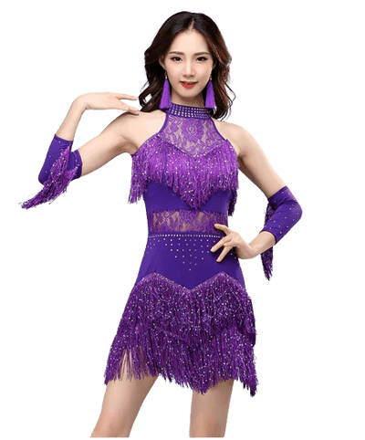 Charleston Frynset Kjole