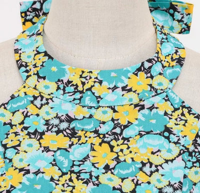 50'er Smart Blomsterkjole