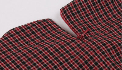 50'er Smart Rød Kjole