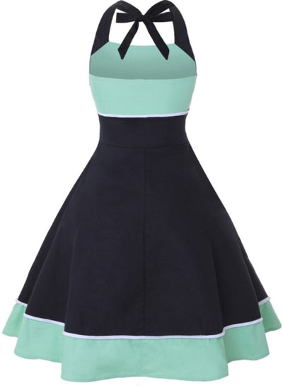 50'er Kjole Med Halsudskæring