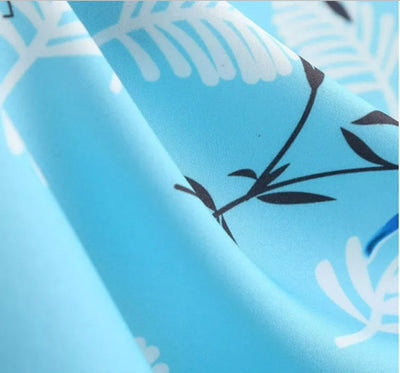 50'er Pin Up Kjole Blå