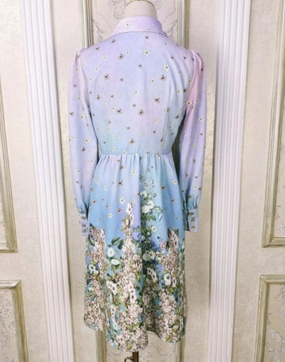 40'er Kort Skjorte Krave Kjole