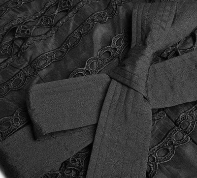 40'er Sort Gennembrudt Kjole