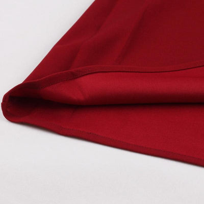 Bourgogne Kjole Fra 50'erne