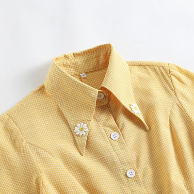 50'er Højhalset Kjole