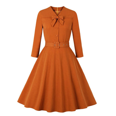 Orange 50'er Kjole