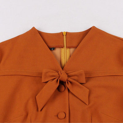Orange 50'er Kjole