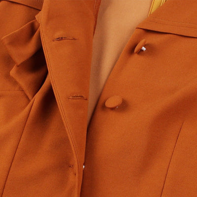 Orange 50'er Kjole