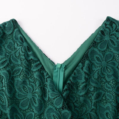 Vintage 50'er Pencil Dress Grøn