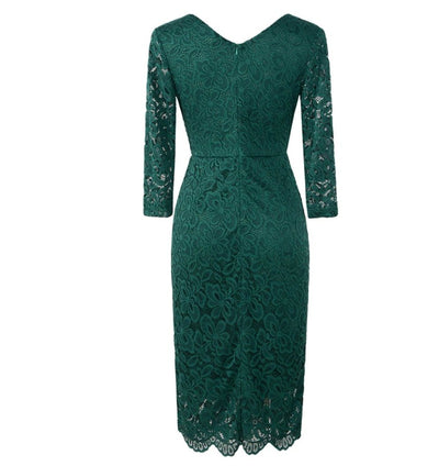 Vintage 50'er Pencil Dress Grøn
