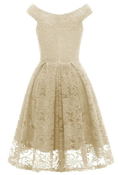 Vintage Ivory Aftenkjole