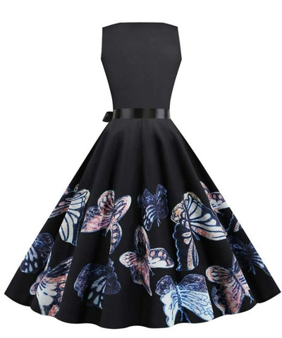 Vintage Lilla Blusset Kjole