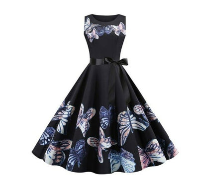 Vintage Lilla Blusset Kjole