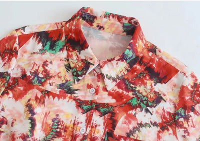 70'er Fluid City Kjole