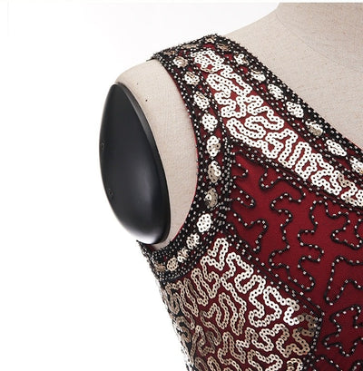 Gatsby Kjole - Rød Charleston