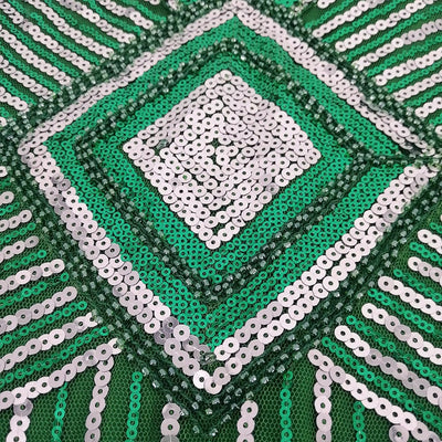 Grøn Kort Gatsby Kjole