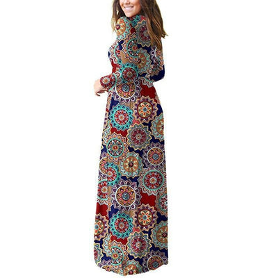 Lang Hippie Kjole