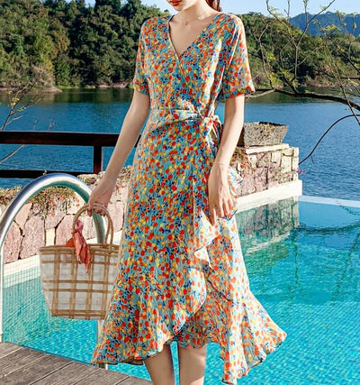 70'er Ung Kvinde Kjole