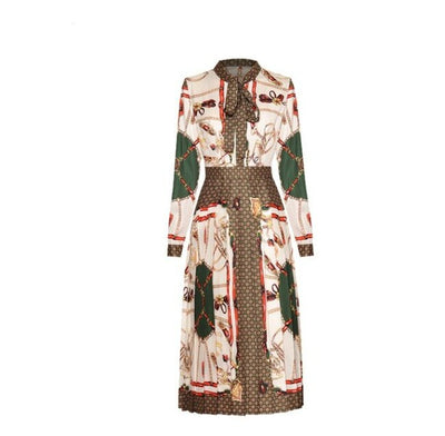 Vintage Pink Midi Kjole