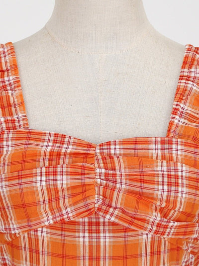 50'er Stribet Kjole Til Kvinder