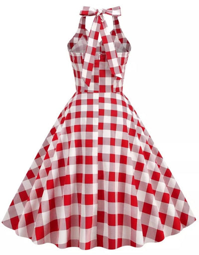 Rød 50'er Retro Kjole