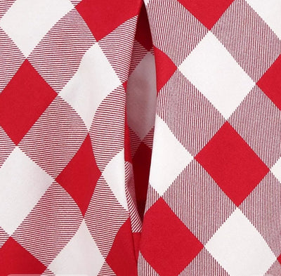 Rød 50'er Retro Kjole
