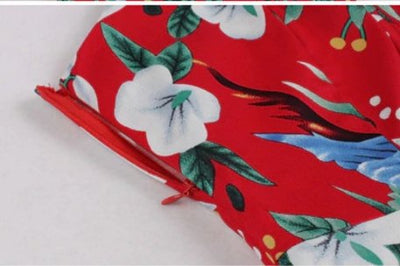 50'er Rockabilly Kjole Rød