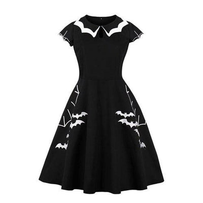 Bat Rockabilly Halloween Kjole