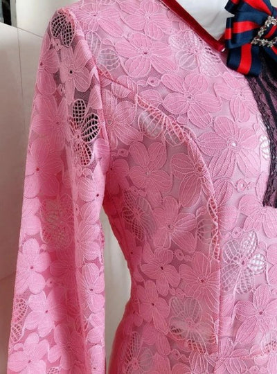 40'er Lyserød Kjole