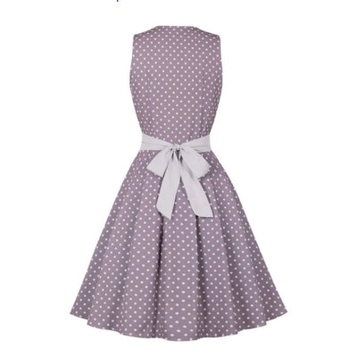 50'er Ærmeløs Kjole
