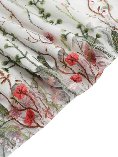 Vintage Blomsterkjole I 50'er Stil