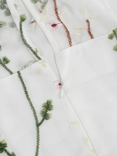 Vintage Blomsterkjole I 50'er Stil