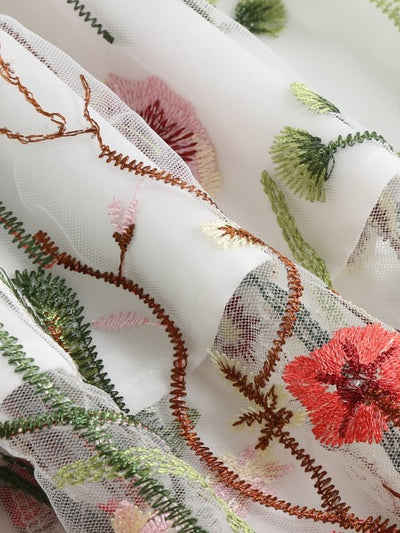 Vintage Blomsterkjole I 50'er Stil