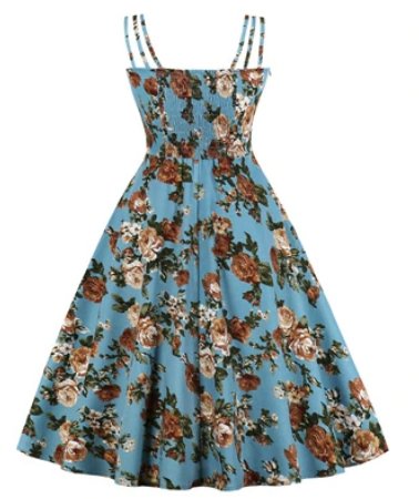 Elegant Plus Size Vintage Style Kjole