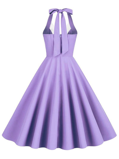 Vintage 60'er Pin Up Kjole Mauve