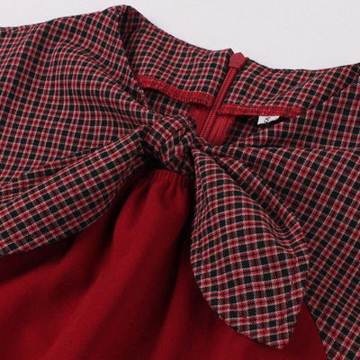 50'er Trapeze Kjole Bourgogne