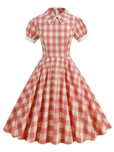 60'er Gingham Kjole