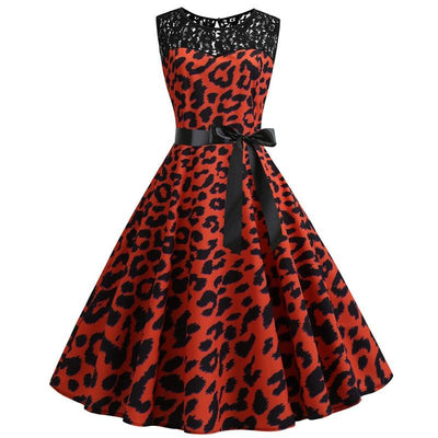 Vintage Tiger Trapeze Kjole