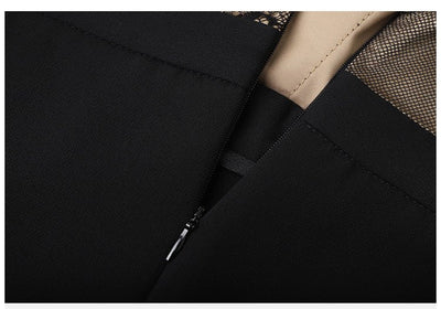 Vintage 40'er Designerkjole Sort